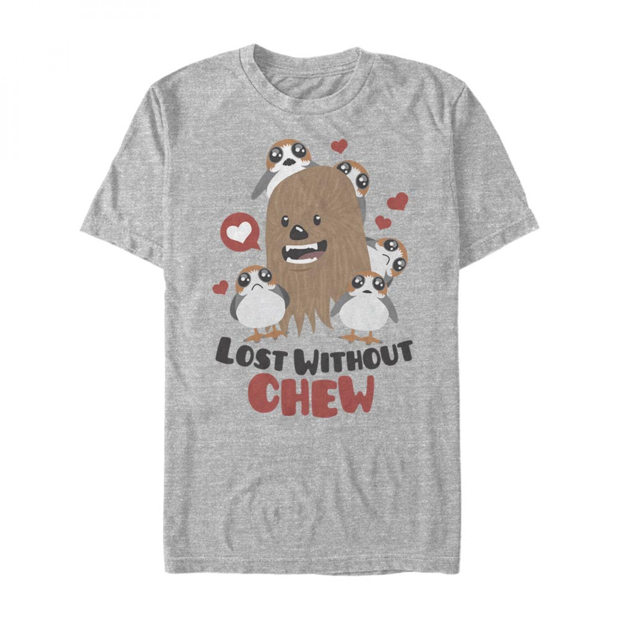 Star Wars Lost Without Chew Grey T-Shirt